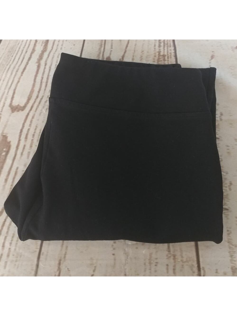 Black Pull On Pants